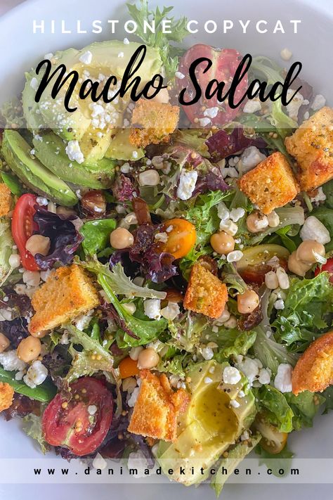 Macho Salad, Hillstone Restaurant, Salad Copycat, Light Salad, Rabbit Food, Easy Family Dinners, Family Dinner Recipes, Idee Pasto Sano, Veggie Sides