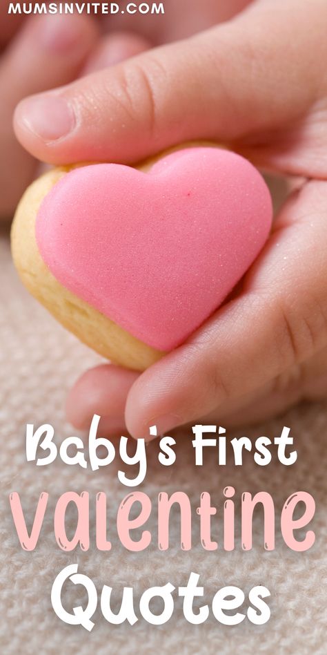 Capture the cuteness of your baby's first Valentine's Day with these adorable quotes! Whether you're planning a photoshoot, crafting special Valentine's Day activities, or reading books together, these baby Valentine quotes will add a touch of sweetness to your celebrations. These sweet and sentimental quotes are perfect for a card message or as a special way to celebrate with your baby girl or baby boy. Happy Valentine's Day to your amazing baby! Valentine’s Day Card From Baby, Valentines Qoutes, Valentine’s Day Baby Milestone, Valentines Baby Onsies Ideas, Valentine Text, My First Valentines Day Onesie Boys, Valentine’s Day Baby Shower Invites, Baby Poems, Valentines Poems