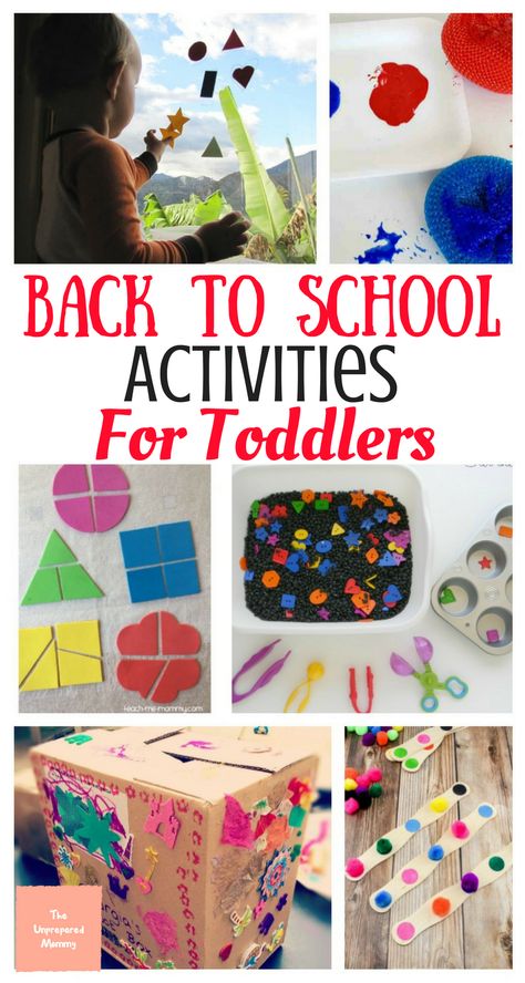 Toddlers spend a lot of time learning, too, so these back to school activities for toddlers will surely help their education! Giraffe Classroom, Summer Activities For Toddlers, Science Experience, August Themes, Prek Ideas, Homeschooling Preschool, Infant Room, Toddler Ideas, Back To School Art