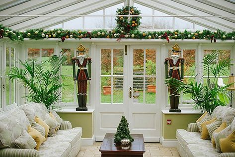 Christmas Conservatory, Conservatory Decoration, Conservatory Inspiration, Ballymagarvey Village, Orangery Conservatory, Conservatory Decor, Conservatory Ideas, Christmas Weddings, Christmas Decorations For Kids