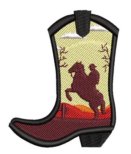 Cowboy Boot - Machine Embroidery from EmbroideryDesigns.com | EmbroideryDesigns.com Boot Embroidery, Embroidery Machine Patterns, Cowboy Embroidery, Western Embroidery, Free Pdf Sewing Patterns, Small Sewing, Machine Pattern, Small Sewing Projects, Embroidery On Clothes