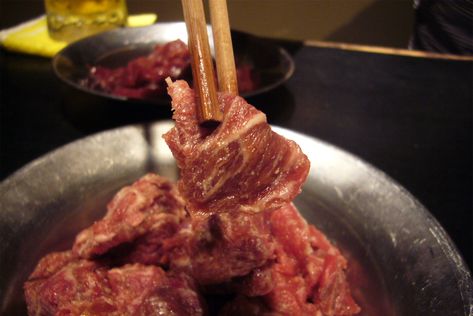 Yakiniku is easy, oishii, and is a great party meal where your guests can enjoy cooking at the table. Japanese Food Sushi, Asian Inspired Recipes, At The Table, Inspired Recipes, Japanese Food, The Table, Party Food, Asian Recipes, Steak