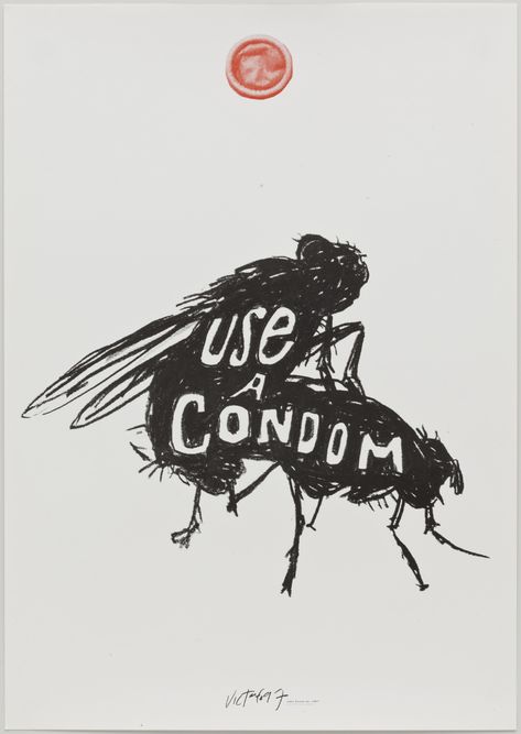 James Victore. Use a Condom/ Bugs. 1997 | MoMA Funny Commercial Ads, Funny Commercials, Awareness Poster, Commercial Ads, Funny Ads, Newspaper Design, Inspirational Posters, Museum Of Modern Art, Art Google