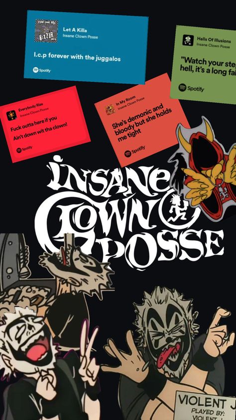 Insane Clown Posse Albums, What Is A Juggalo, Violent J, Trippy Aesthetic, Mixed Boy, Insane Clown Posse, Insane Clown, Band Wallpapers, Hold Me Tight