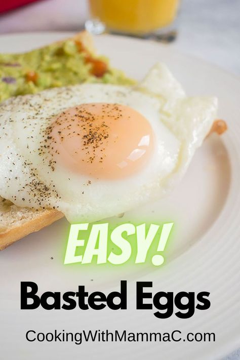 Try this Easy Basted Eggs Recipe for perfect results every time! In just over three minutes, you'll have delicious eggs with runny yolks and fully cooked whites. #bastedeggs #howtomakebastedeggs #bastedeggsrecipe Best Poached Eggs, Soft Boiled Eggs Recipe, Soft Eggs, Basted Eggs, Easy Poached Eggs, Boiled Egg Recipes, Recipe Categories, Soft Egg, Best Brunch Recipes