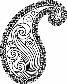 Henna Mandala Tattoo, Paisley Drawing, Embroidery Paisley, Mehndi Designs Bridal, Paisley Tattoos, Henna Hands, Paisley Doodle, Tattoos Henna, Henna Mandala