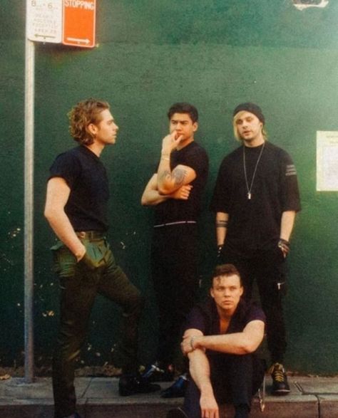 YOUNGBLOOD ERA 📸: @andydeluca Andy Deluca, Bobs Outfit, Youngblood 5sos, Michael Ashton, Shane Harper, 5sos Luke, Young Blood, Five Seconds Of Summer, Ben Barnes