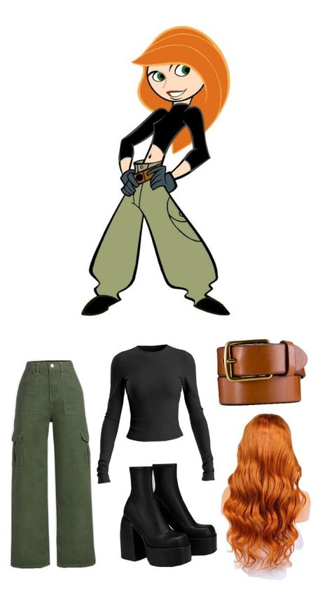 Kim Possible Costume, Scooby Doo Costumes, Disney Trip Outfits, Disney Canvas Art, Disney Canvas, Cute Couple Halloween Costumes, Circus Costume, Trip Outfits, Fantasias Halloween