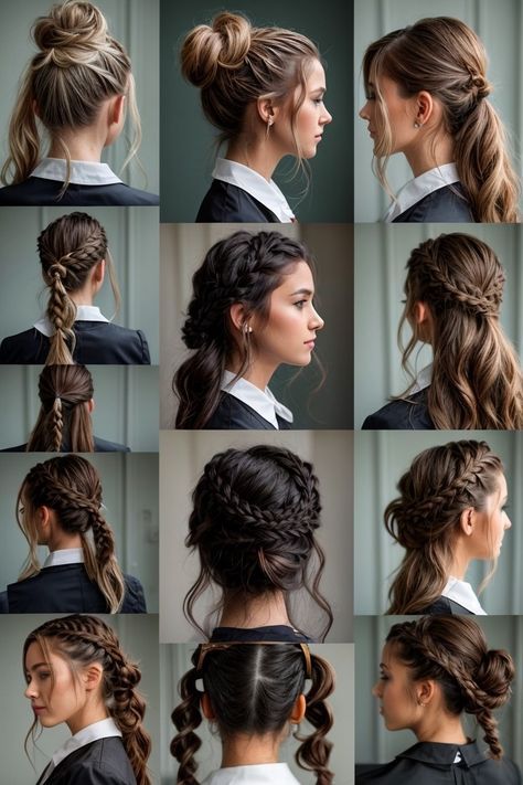 Traditional Braided Hairstyles, Long Loose Braid, Hairstyle For Long Frock, Loose Braid Updo, Timeless Updo, Elegant Braided Hairstyles, Futuristic Hair, Braid Ribbon, Elegant Hairstyle