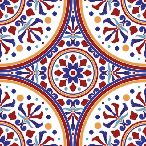 White Pattern Background, Spanish Pattern, Italian Pattern, Mexican Pattern, Tile Design Pattern, Talavera Pottery, Background Design Vector, Mexican Talavera, Italian Pottery