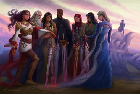 Heralds giving up their oaths and Jezrien waiting for Kalak #stormlight#brandonsanderson#herald#roshar#wayofkings Way Of Kings, Kaladin Stormblessed, Words Of Radiance, Stormlight Archives, Wheel Of Time Books, The Way Of Kings, Art Plan, Stormlight Archive, Brandon Sanderson