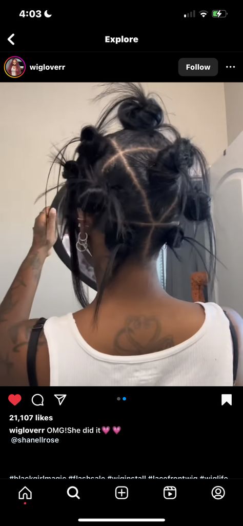 Fairy Bantu Knots, Boho Bantu Knots, Bantu Knots With Bangs, Bantu Knots Half Up Half Down, Half Up Half Down Bantu Knots, Bantu Knots Hairstyles Half Up, Spike Bun, 90s Braids Hairstyles, Afro Punk Hairstyles