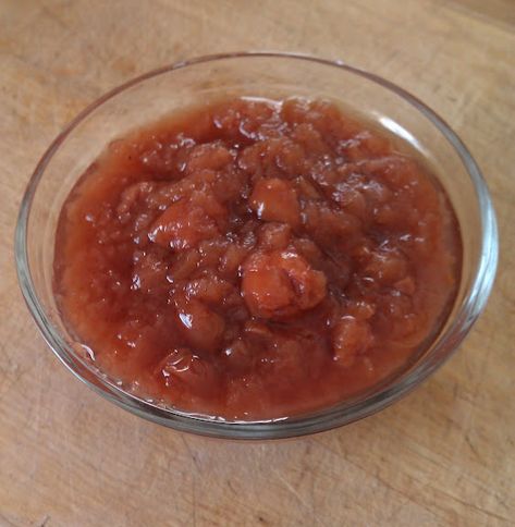 Quick Applesauce Recipe, Cherry Applesauce, Applesauce Recipe, Cherry Sauce, Cherry Apple, Apple Sauce Recipes, Cherry Recipes, Fruity Desserts, Cherry Pie Filling