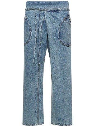 Drop Crotch Jeans, Cotton Jeans, Jean Grey, Oahu, S Models, Wide Leg Jeans, White Jeans, Denim Jeans, Women Jeans