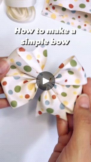 262K views · 20K reactions | Hair bow course. Learn how to create more than 100 bow. Click on my link's bio | 🎀 Karyne's Bows 🎀 | andre_bejar · Original audio Tying A Bow, Hair Bows Diy Ribbon, Simpul Pita, Vika Papper, Christmas Bows Diy, Homemade Bows, Diy Hair Accessories Ribbon, Buat Pita, Creative Gift Wraps