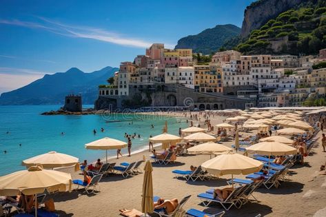 Amalfi coast, Italy stock photography Photography Italy, Landscaping Images, Amalfi Coast Italy, Sea Blue, Positano, Amalfi Coast, Blue Water, Amalfi, Blue Sea