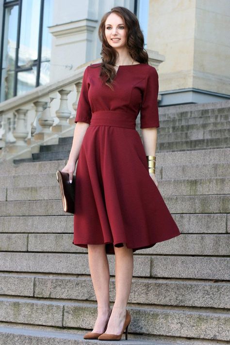 Burgundy homecoming dresses