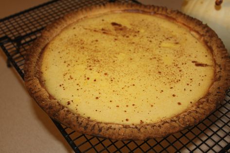 Sugar Free Egg Custard, Thm Baking Blend, Egg Custard Pie, Custard Pie Recipe, Thm Desserts, Egg Custard, Custard Tart, Custard Pie, Sweet Pastries