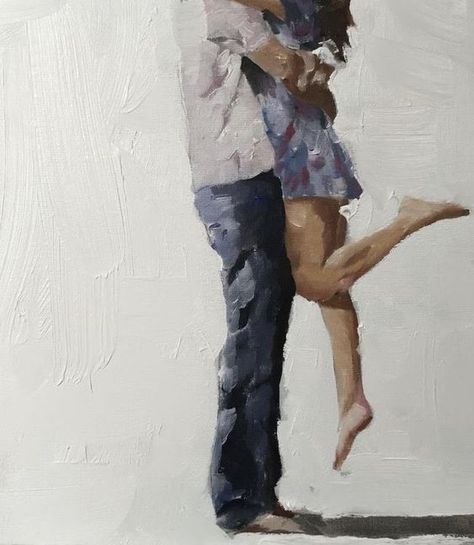 Art Romantique, Kiss Painting, Couple Painting, Art Couple, Art Of Love, Romance Art, Couple Illustration, Cute Couple Art, Romantic Art