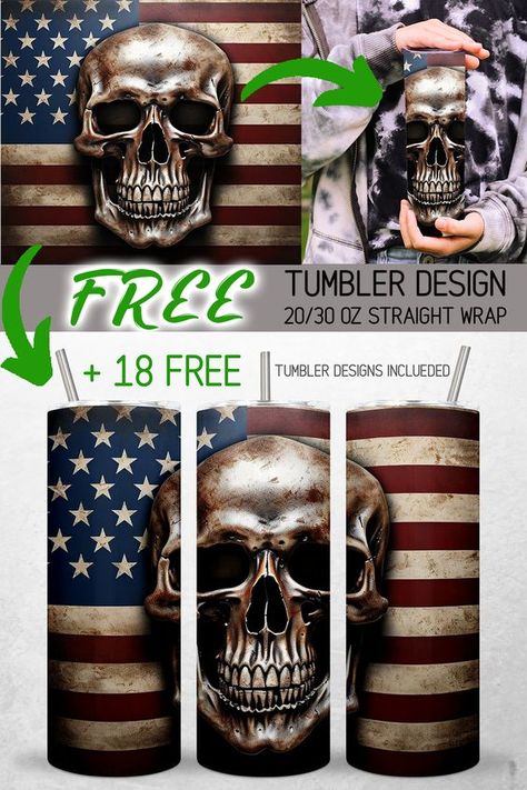 Skull American Flag Free Tumbler Wraps 20oz Free Sublimation Designs for Tumblers Free Tumbler PNG Sublimation Designs For Tumblers, Free Sublimation Designs, Designs For Tumblers, Skull American Flag, Inspirational Tumbler, Summer Tumbler, Glitter Photo, Husband Humor, Free Tumbler