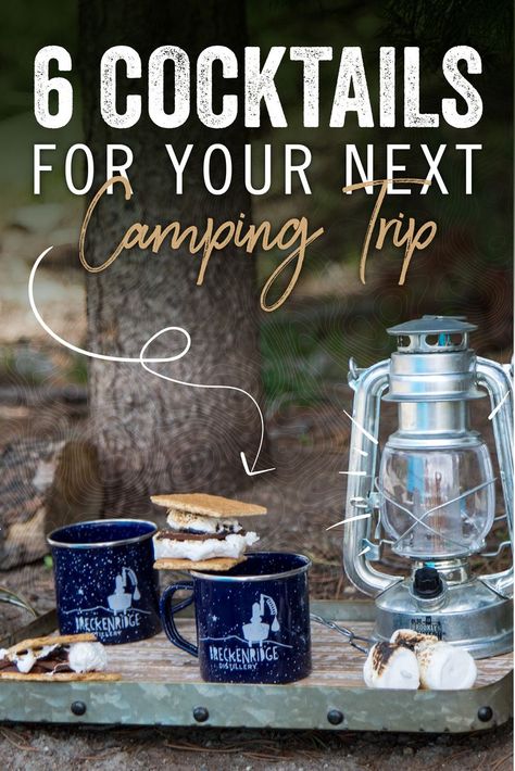 Campfire Drinks, Camping Cocktails, Easy Cocktail Recipes, Colorado Lifestyle, Camping Drinks, Camping Foods, Easy Cocktail, Around The Campfire, Summit County