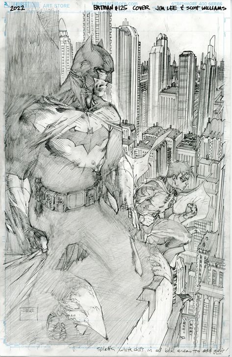 Jim Lee Batman, Jim Lee Art, Comic Art Sketch, Black Cat Marvel, Comic Book Shop, Comic Book Art Style, Western Comics, Cartoon Cartoon, Jim Lee