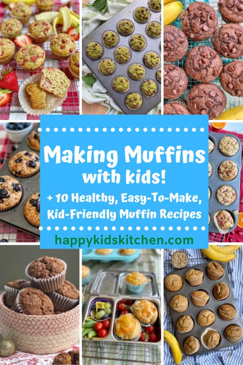 Making Muffins with Kids Health Muffins For Kids, Kid Friendly Muffins Healthy, Easy Toddler Muffins, Toddler Breakfast Muffins, Healthy Mini Muffins For Kids, Toddler Mini Muffins, Muffin Recipes For Kids, Mini Muffins Healthy, Muffins For Kids