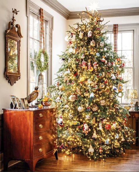 Clary Bosbyshell, Natal Country, Country Property, Glam Pad, Cottage Christmas, Diy Christmas Decorations, Christmas Interiors, Christmas Inspo, Rustic Christmas Tree