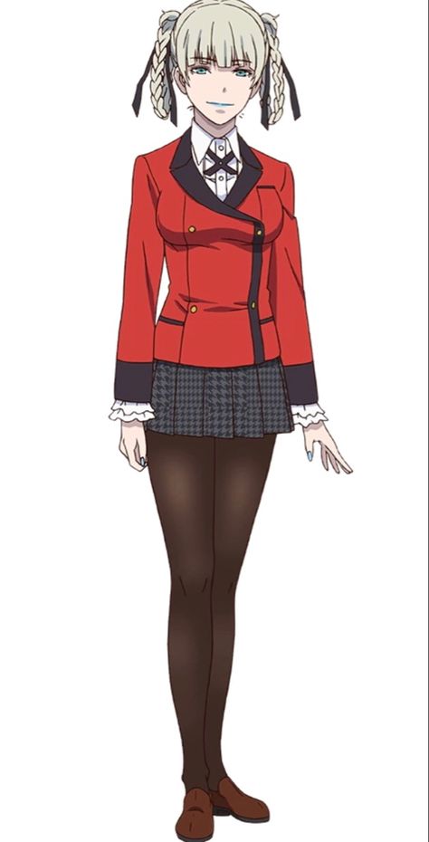 Kakegurui Female Characters, Kakegurui Uniform, Kakeguri Kirari, Kakegurui Characters, Kakegurui Kirari, Kakegurui Cosplay, Kirari Momobami, Anime Kakegurui, Anime Stars