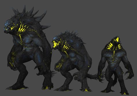 Evolve Goliath, Evolve Monster, Monster Artwork, Robot Animal, Monster Legends, Dark Creatures, Beast Creature, Creature Artwork, Cool Monsters