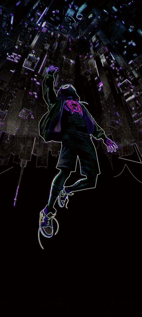 Spiderverse Background, What's Up Danger, Spider Home, Spider Man Across The Spiderverse, Art Spiderman, Spiderman Tattoo, Miles Spiderman, Image Spiderman, Android Wallpaper Art