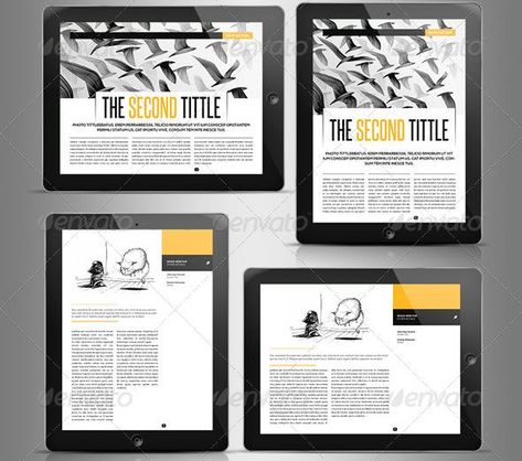 Digital Publication Design, Tech Magazine Layout Design, Epub Design, Interactive Publication, Digital Magazine Layout, Interactive Magazine, Business And Advertising, Ux Trends, Book Editorial Design