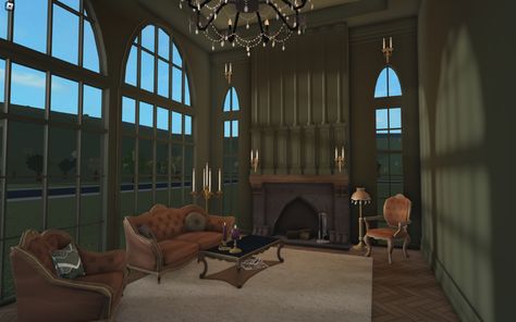 Bloxburg Victorian House, Cottage Core Bloxburg House, Luxury House Floor Plans, Bloxburg House Builds, Castle House Design, Roblox Bloxburg House Ideas, Apartments Exterior, Bloxburg Builds, Luxury Houses Mansions