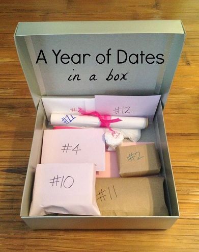 A Year Of Dates, Thoughtful Gifts For Boyfriend, Saint Valentin Diy, Homemade Anniversary Gifts, Diy Anniversary Gift, Anniversaire Diy, Ideas Regalo, Boyfriend Anniversary, 1 Year Anniversary Gifts