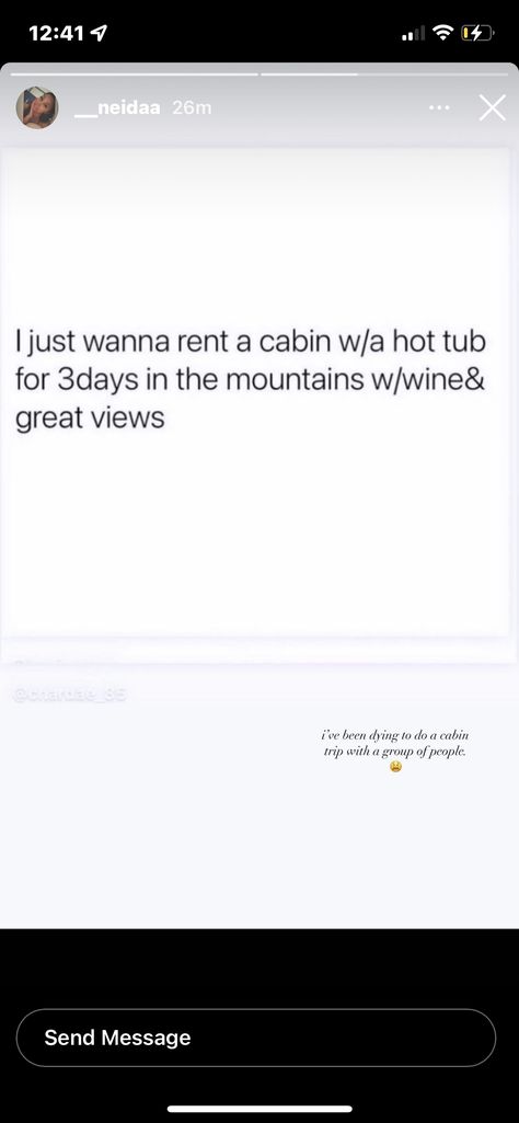 Trip Quotes, Boyfriend Bucket Lists, Cabin Trip, Crush Advice, Small Girl, Instagram Ideas Post, 2023 Vision, Bucket Lists, Caption Quotes