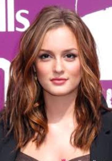 Leighton Meester Mid Length Hair Leighton Meester Hair, Long Hair Highlights, Red Hair With Highlights, Blonde Bob Haircut, Hot Hair Colors, Caramel Hair, Leighton Meester, Mid Length Hair, Summer Hair Color