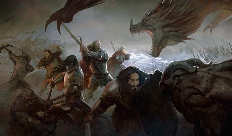 ArtStation - The Battle of the Bands, Felix Ortiz Battle Of The Bands, Fantasy Posters, Fantasy Battle, Image Painting, Fantasy Places, Drawing Set, Fantasy Warrior, Artist Websites, The Battle