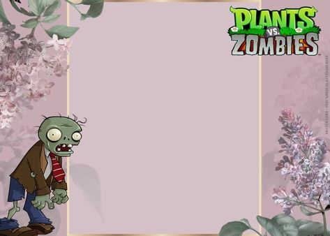 10+ Plants Vs Zombies Roll Out Birthday Invitation Templates | Download Hundreds FREE PRINTABLE Birthday Invitation Templates Zombie Birthday, Plant Zombie, Free Printable Birthday Invitations, Free Printable Invitations, Free Invitation Templates, Plants Vs Zombies, Beautiful Flower Arrangements, Printable Birthday Invitations, Birthday Hat