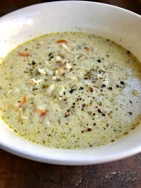 Copycat Panera Cream of Chicken and Wild Rice Soup Recipe - One Hundred Dollars a Month Cream Of Chicken Rice, Wife Status, Comfort Soups, Panera Copycat, Cozy Soups, Chicken And Wild Rice Soup, Wild Rice Soup Recipes, Copycat Panera, Homemade Soups