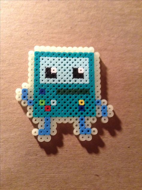 Bmo Perler Beads, Bmo Pixel Art, Pokemon Cross Stitch Patterns, Hama Art, Pokemon Cross Stitch, Pony Bead Bracelets, Perler Creations, Pearl Beads Pattern, Easy Perler Beads Ideas