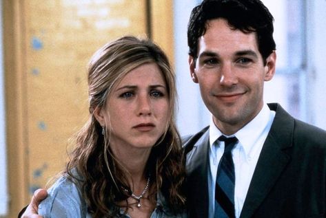 "The Object of My Affection" movie still, 1998.  L to R: Jennifer Aniston, Paul Rudd. Paul Rudd Movies, The Object Of My Affection, Rachel Green Style, 30 Year Old Man, Jenifer Aniston, Paul Rudd, Dear Future Husband, Dear Future, Rachel Green