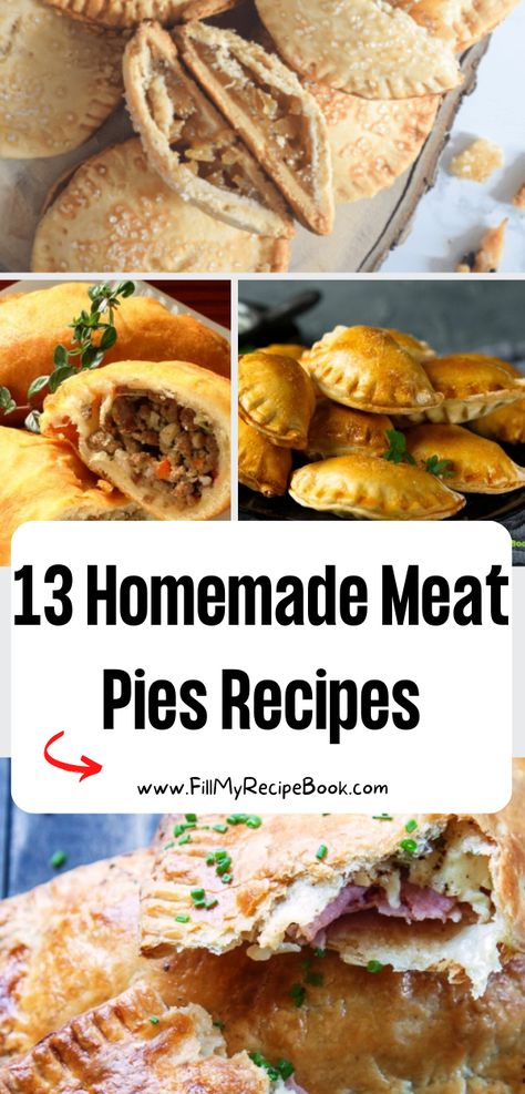 13 Homemade Meat Pies Recipes ideas. Easy puff pastry pies created from scratch. Oven baked pies or handheld fruit or meat pies Pastry Filled With Meat, Puff Pastry Freezer Meals, Empanadas Recipe With Puff Pastry, Hand Meat Pies Recipes, Pioneer Woman Meat Pies, Handheld Pies Savory, Hand Pie Ideas, Ground Beef Puff Pastry, Individual Meat Pies