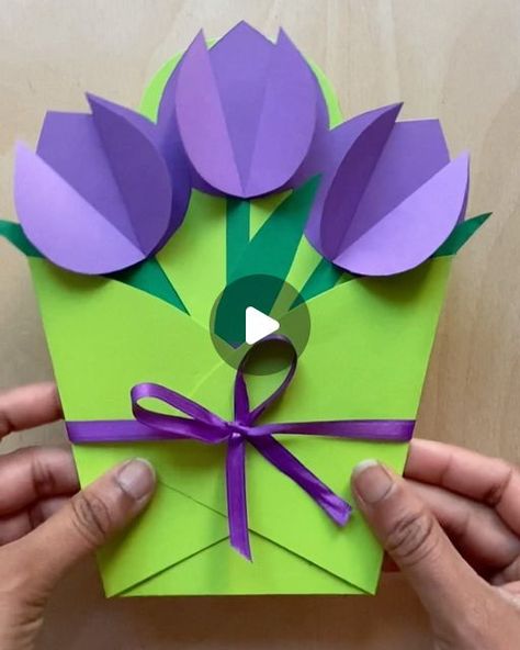 CraftISH corner on Instagram: "Happy Mother’s Day to all super moms out there!💐💐 Make this beautiful DIY card for your mom with easy to follow steps.
.
.
.
.
.
.
.
.
#mothersday #momsday #mothersdaycard #diycards #cardformom #cardformother #cardformothersday #diymothersday #handamdecards #happymothersday #papercards #cardideas #papertulips #tulipcard #paperflowercard #3dcard #3dflowers #3dpapercraft #3dpaperflowers #flordepapel #cardideas #simplecardideas #mothersday2021" 3d Paper Flowers, Mothersday Cards, Tulips Card, Mother Card, 3d Paper Crafts, Mother's Day Diy, Happy Mother, 3d Flowers, Super Mom