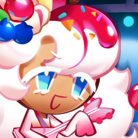 Parfait Cookie Run Kingdom, Parfait Cookie Icon, Crk Pfp, Parfait Cookie, Cookie Parfait, Cookie Icon, Cookie Run Kingdom, Cookie Games, Edible Cookies