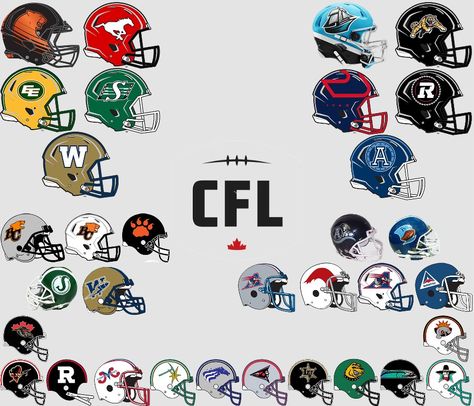 #CFL current and defunct Cave Pictures, Dish Room, Bc Lions, World Football League, Cfl Football, Jefferson Quotes, Electric Football, Nfl Uniforms, Football Logo Design