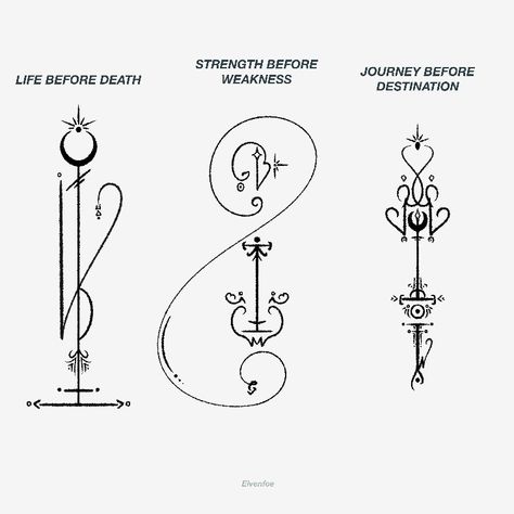 sigils for the first ideal of the knights radiant . #sigil #sigils #kinghtsradiant #thewayofkings #wordsofradiance #oathbringer #rhythmofwar #tsa #thestormlightarchive #brandonsanderson #windrunner #lightweaver #sigilmagick #chaosmagick #sigiltatto Stormlight Archive Tattoo, Knights Radiant, Starfall Ball, Words Of Radiance, Wind Runner, Chaos Magick, The Way Of Kings, Stormlight Archive, Tat Ideas