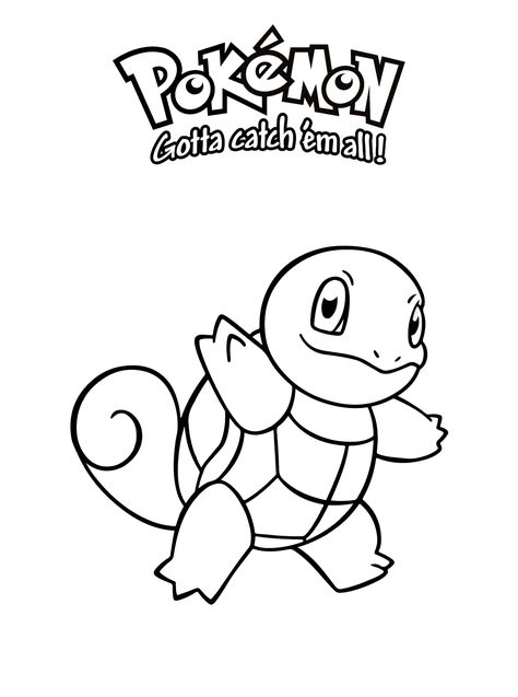 Squirtle Free Printable Squirtle Pokemon Tattoo, Squirtle Outline, Squirtle Tattoo, Nerdy Tattoos, Pokemon Tattoo, Tattoo Templates, Catch Em All, Cricut Projects Vinyl, Cricut Projects