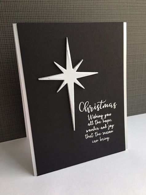 Christmas Star Cards, Christmas Star Cards Handmade, Christian Christmas Cards Handmade, Nativity Cards, Cricut Christmas Cards, Nativity Christmas Cards, Christian Christmas Cards, Stamped Christmas Cards, Aol Mail