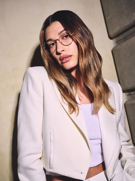 Hailey Bieber Talks Her New Eyewear Line and What She’s Wearing This Summer | Vogue Stephen Baldwin, Eyewear Campaign, Spring Cardigans, Vogue Eyewear, Hailey Baldwin, Hailey Bieber, Casual Streetwear, Star Fashion, Justin Bieber