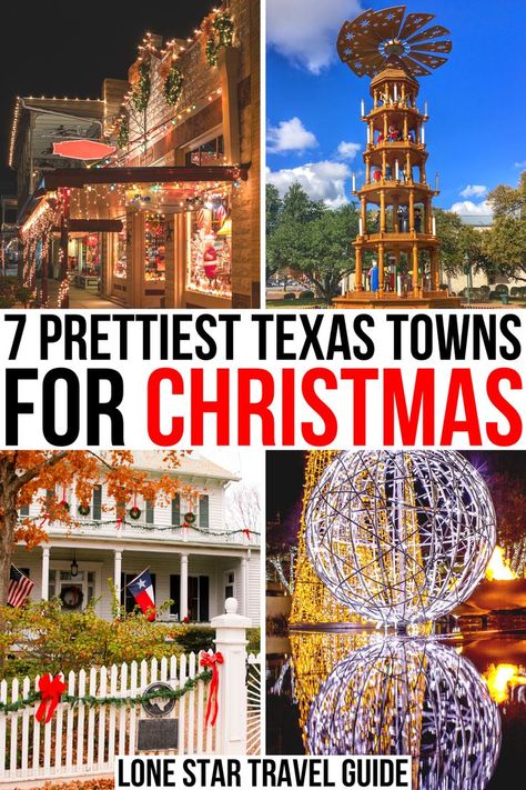 Who needs snow when you have tamales? From small towns to major cities, here are the best places to celebrate Christmas in Texas! Christmas Destinations In Texas, Christmas In Texas Road Trips, Copperas Cove Texas, Christmas In Texas, Christmas Trips, December Newsletter, Christmas Texas, Christmas Towns, Texas Bucket List